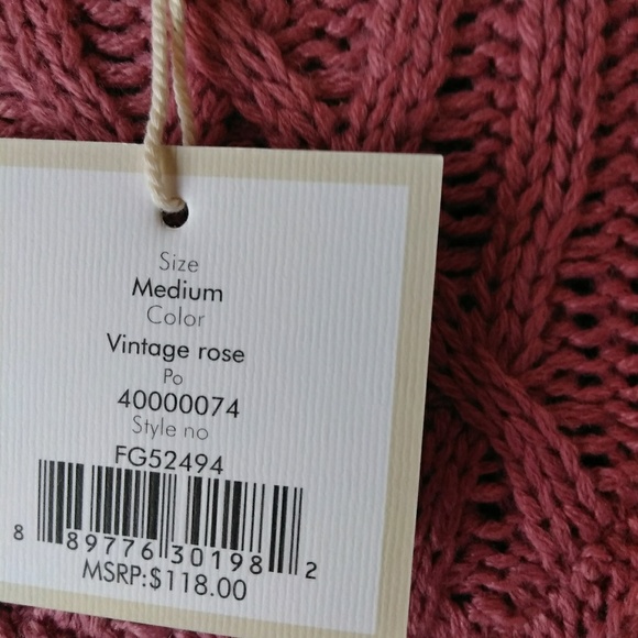 Nwt Free generation asymmetrical hemline sweater - Picture 5 of 6